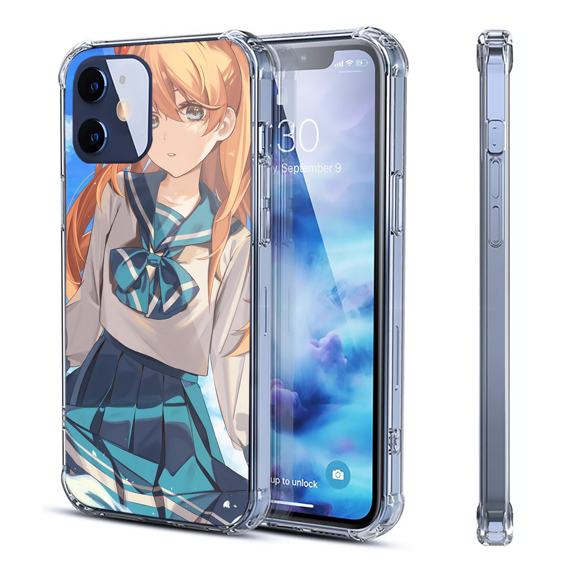 （画像用） EVA 新世紀エヴァンゲリオン 【iPhone 12シリーズ対応】透明スマホケース（クリアソフトケース）